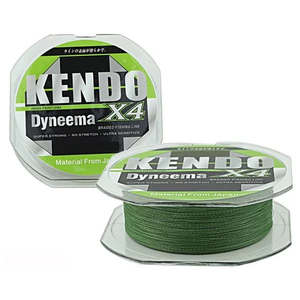 Kendo Dynema 4 Örgü 250Mt (Green) 0,16 mm