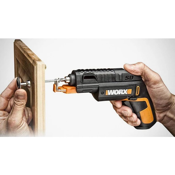 Worx Wx255 4Volt/1.5Ah. Li-İon Şarjlı Şarjörlü Tornavida + 6 Adet Bits Uç + Vida Tutucu - 9