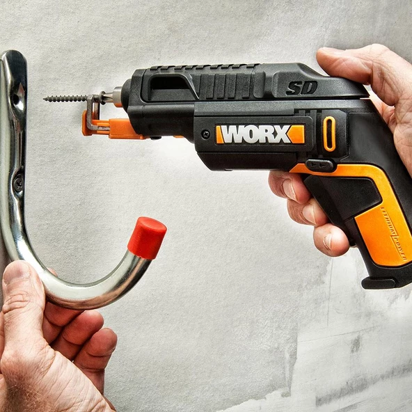 Worx Wx255 4Volt/1.5Ah. Li-İon Şarjlı Şarjörlü Tornavida + 6 Adet Bits Uç + Vida Tutucu - 8
