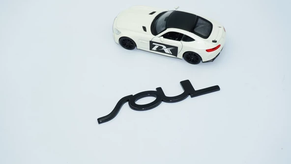 DK Tuning Soul Bagaj Siyah ABS 3M 3D Yazı Logo Kia İle Uyumlu - 5