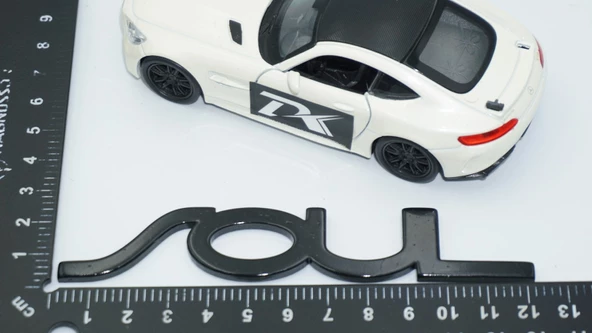 DK Tuning Soul Bagaj Siyah ABS 3M 3D Yazı Logo Kia İle Uyumlu - 2