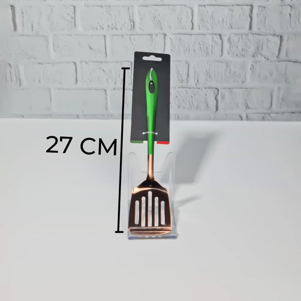 Hometarz Lüx Metal Gold Sos Spatula Paslanmaz Çelik - 6