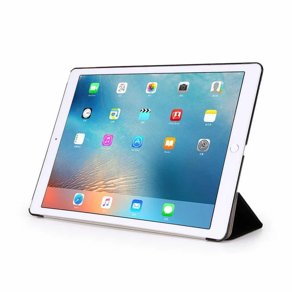 Apple iPad Pro 12.9 Smart Cover Standlı 1-1 Kılıf - 11