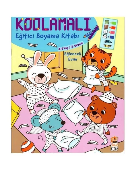 Kodlamalı Eğitici Boyama Seti - 1. Seviye ve 2. Seviye