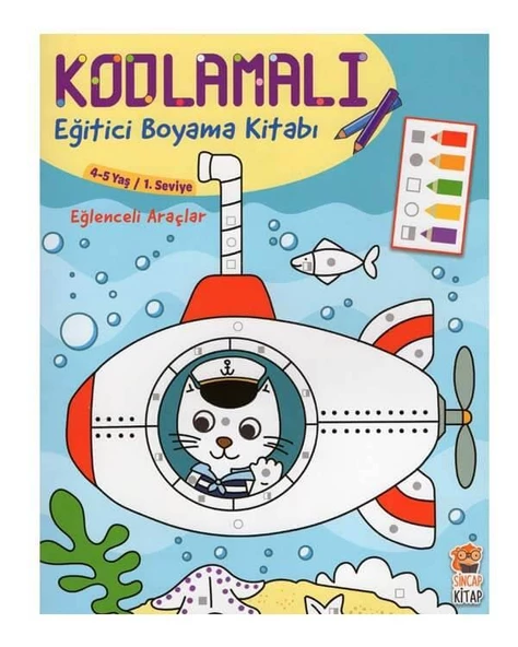 Kodlamalı Eğitici Boyama Seti - 1. Seviye ve 2. Seviye - Resim 2