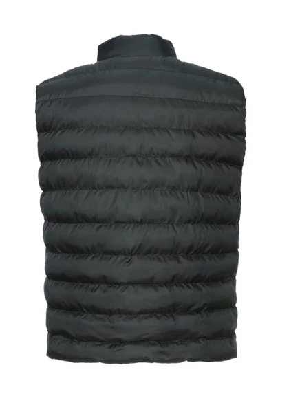 Battal Beden Şişme Spor Erkek Yelek Siyah Renk - 3