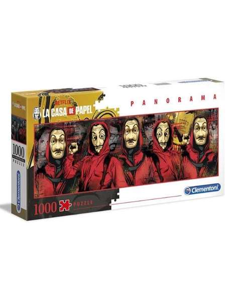 Clementoni La Casa De Papel 1000 Parça Panorama Puzzle 39545