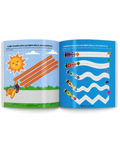 2-4 Yaş Evde Etkinlik Seti Mucit Karınca Serisi Yaz Sil Kitaplar - 3