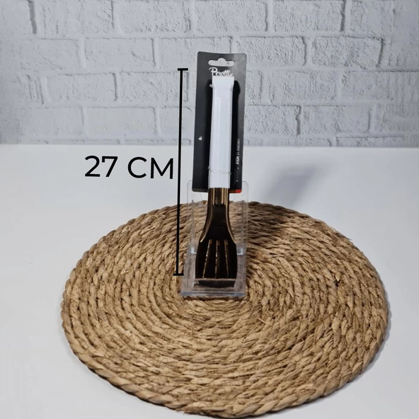Hometarz Lüx Gold Metal Maşa Barbekü Mangal Izgara Maşası - 2