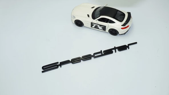 DK Tuning Porsche 356 Speedster Bagaj Siyah ABS Yazı Logo Amblem - 2