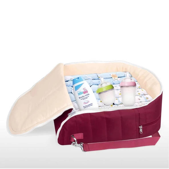 Babycim Bebeğimin 2in1 Yataklı Çantası - Sağlıklı ve Kullanışlı - 4