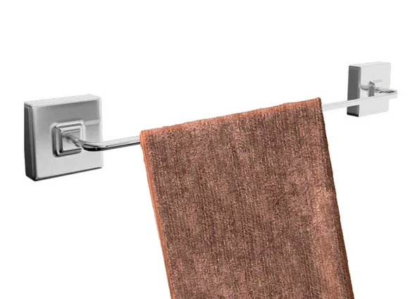 SAS Delmeye Son Yapışkanlı Banyo Mutfak Uzun Havluluk Askısı Krom Y-405 - Resim 2