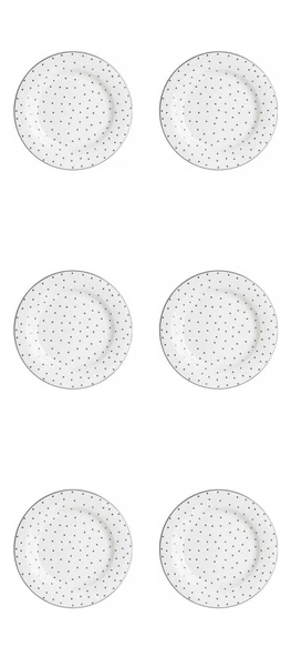 Porland Hope Düz Tabak 22cm 6lı