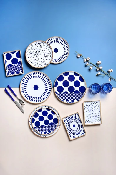 Porland Spotty İkram ve Kahvaltı Takımı 18 Parça 04POR034885 - 2