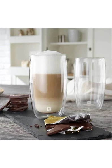 Zwilling 2li Çift Camlı Latte Macchiato Bardağı Seti 350ml - 3
