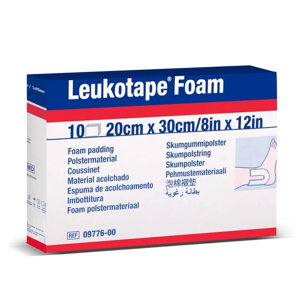 Leukotape Foam 20cm x 30cm Bsn Bandaj Yastıklama Köpüğü 10 Adet /Paket - Resim 3