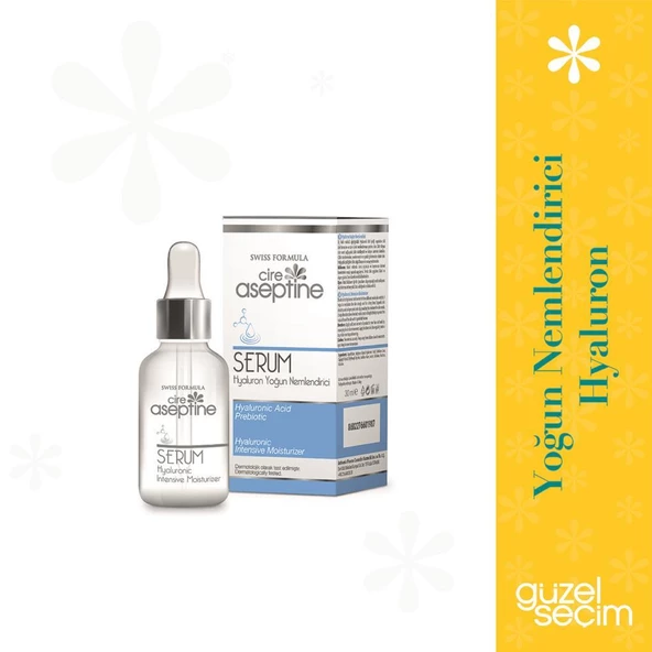 Cire Aseptine Yoğun Nemlendirici Hyaluron Yüz Bakım Serumu 30 ml - 3