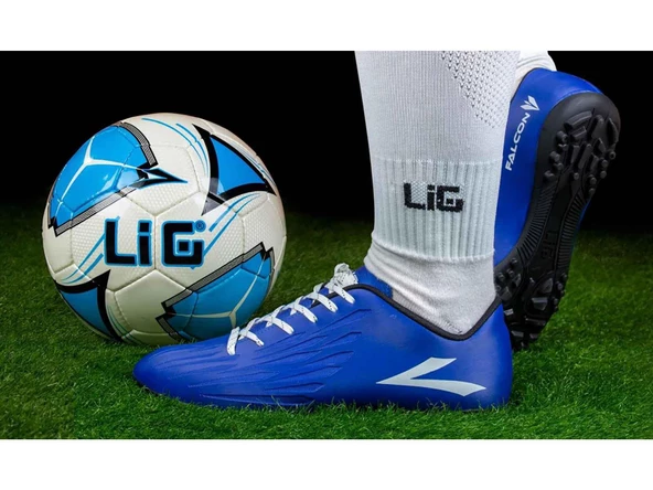 Lig Halı Saha Ayakkabısı Saks-Mavi 56 FALCON-H - 7