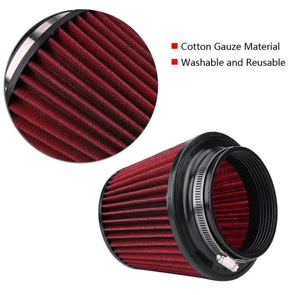 K&N Hava Filtresi Universal Hava Filtresi 79mm - 3