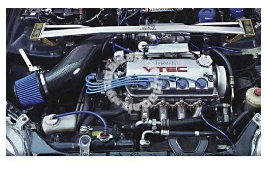Honda Civic 96-2000 Mavi Big Tube Hava Filtresi Seti Simoto Filtre - 2