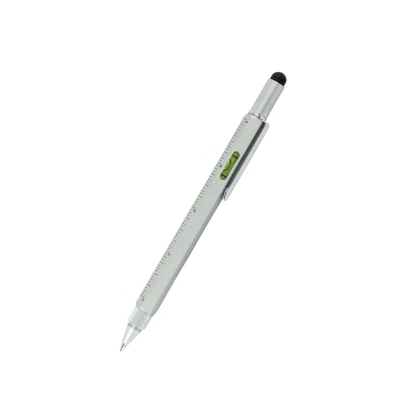 Çok Fonksiyonlu Çevirmeli Dokunmatik Tükenmez Kalem - Resim 2