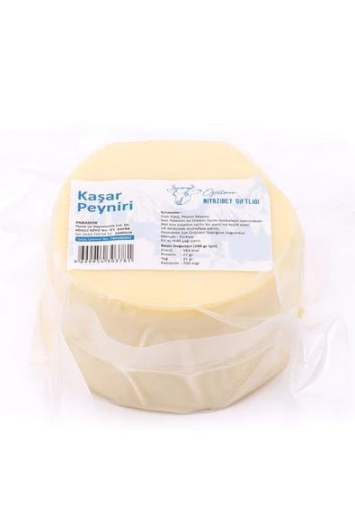 Doğal Taze Kaşar Peynir Kendi Ineklerimizin Sütünden 500 Gr - 3