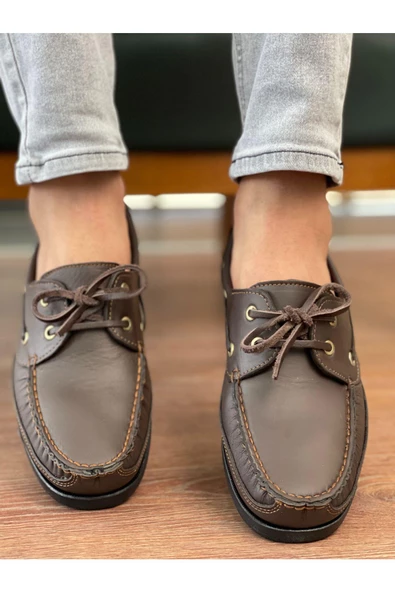 Muggo MİLLER Garantili Hakiki Deri Erkek Günlük Klasik Casual Ayakkabı - 8