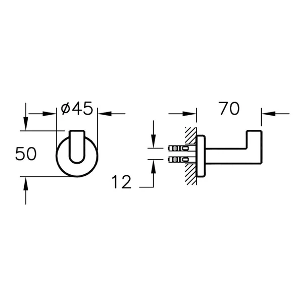 VitrA Minimax Askı Tekli A44787 - 2