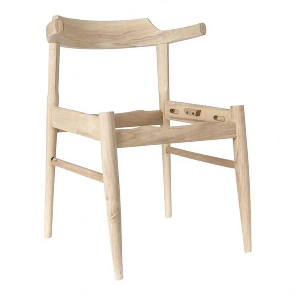 Vitale Konıg Ahşap Ham Sandalye MS.SA102 - 5