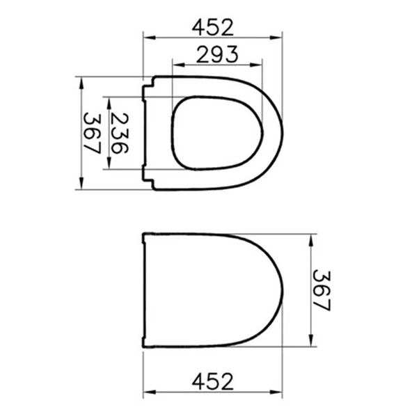 Vitra Sento Slim Soft Klozet Kapağı 120-003-009 - 4