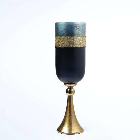 Vitale Temple Dekoratif Vazo Buğulu Gold AK.IX0063 ürün görseli 1