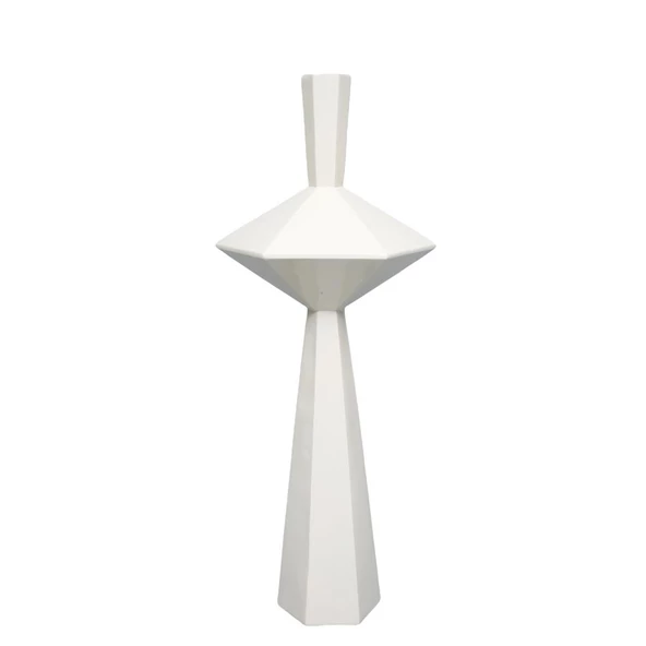 Vitale Nari Ayaklı Kübik Dekor Beyaz AK.EP0053-B - Resim 2