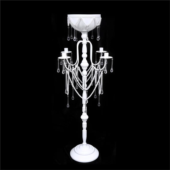 Vitale Büyük 8 Kollu Tekli Şamdan AK.HR0027 - Resim 2