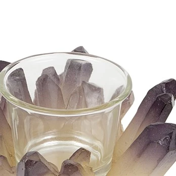 Vitale Dragon Dekoratif Ametist Mumluk 11x6 cm AK.ID0033 - 2