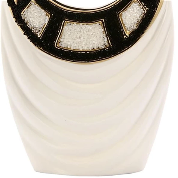 Vitale Andra Taşlı Seramik Vazo AK.HQ0003 - Resim 6