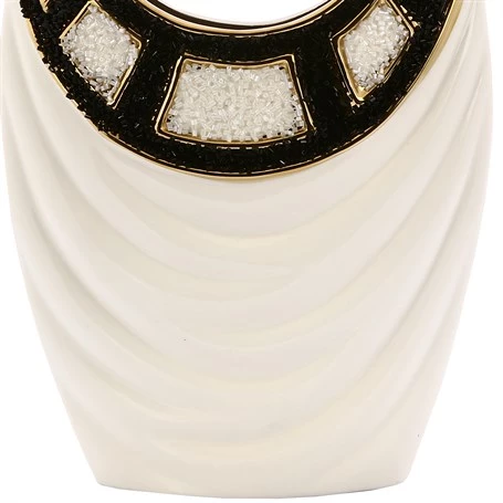 Vitale Andra Taşlı Seramik Vazo AK.HQ0003 - Resim 3