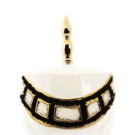 Vitale Andra Taşlı Seramik Vazo AK.HQ0005 - Resim 3