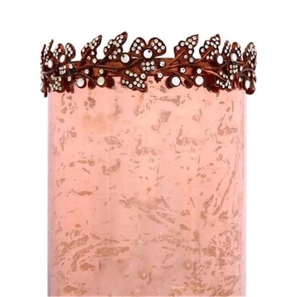 Vitale Melany Bakır Cam Vazo AK.HA0010 - Resim 5