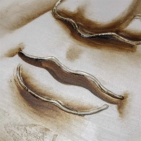 Vitale Buda Dekoratif Tablo 100x100 cm AK.GI0014 - 3