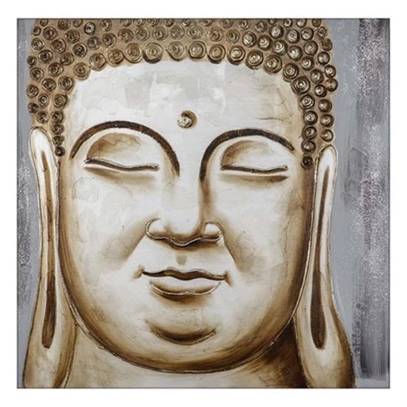Vitale Buda Dekoratif Tablo 100x100 cm AK.GI0014 - 4