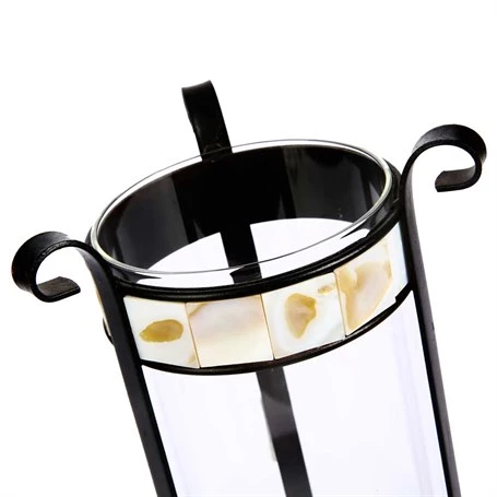 Vitale Lux Dekoratif Sedefli Mumluk 13x23 cm AK.GB0014 - 2