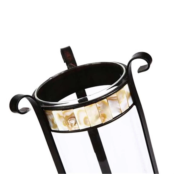 Vitale Lux Dekoratif Sedefli Mumluk 13x30 cm AK.GB0013 - Resim 5