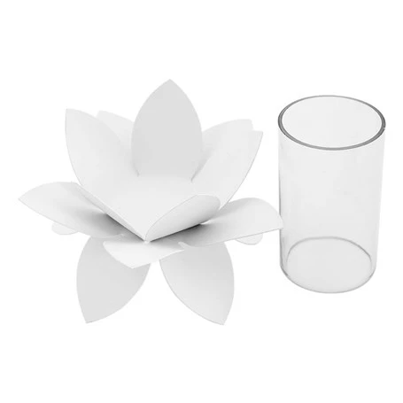 Vitale Şiva Nilüfer Metal Mumluk 18x13 cm AK.FQ0034 - 3