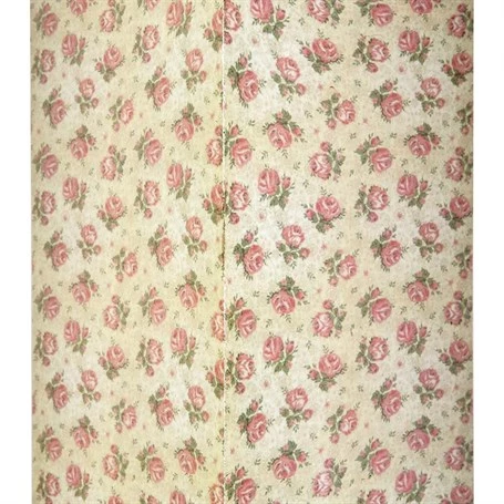 Vitale Şiva Çiçek Desenli Krem Mumluk 18x41 cm AK.FQ0023 - Resim 2