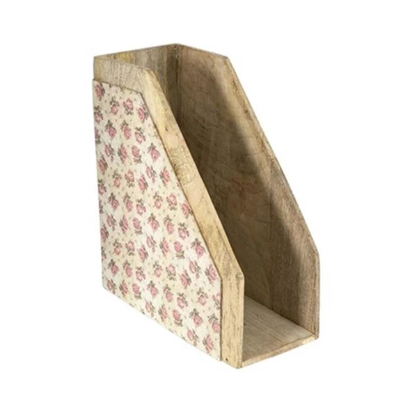 Vitale Şiva Çiçek Desenli Dekoratif Krem Raf AK.FQ0022-K - Resim 4