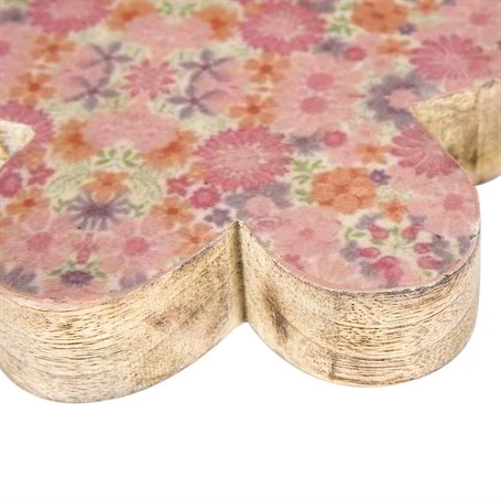 Vitale Şiva Çiçek Desenli Dekoratif Pembe Papatya Küçük Boy AK.FQ0020-P - 3