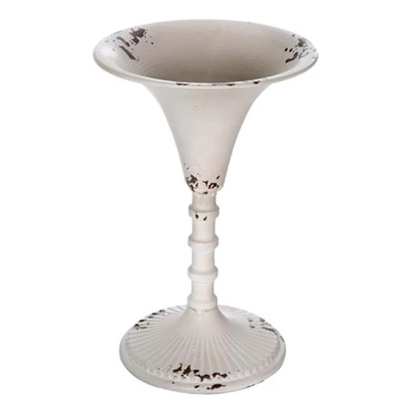 Vitale Sahara Beyaz Metal Vazo AK.ER0112 - 5