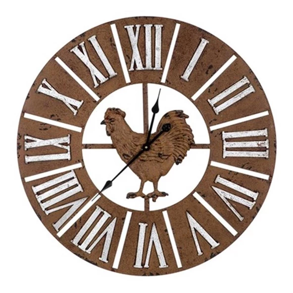 Vitale Farm Metal Duvar Saati 78 cm AK.EQ0057 - 4