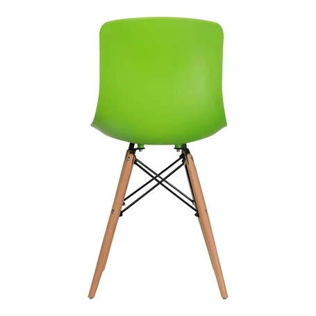 Vitale Maya Ahşap Ayaklı Sandalye Yeşil MS.SA073 - 4
