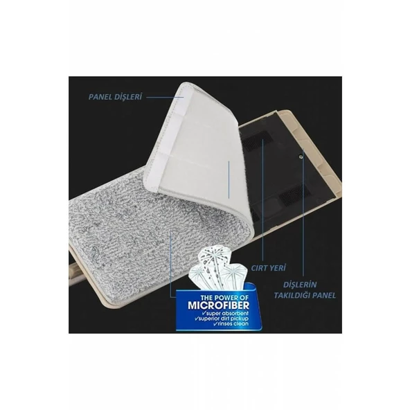 Urve Yedek Microfiber Tablet Mop Bezi 4 Adet - 2